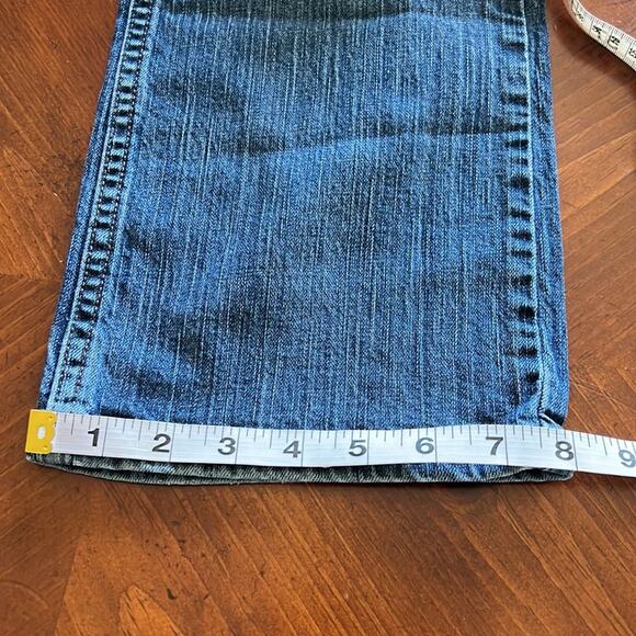 Simply Vera Vera Wang Size 6 Blue Stretch Denim Jeans Bootcut Westerncore - Picture 10 of 10